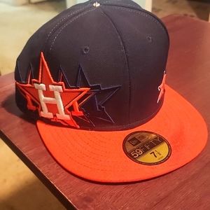 New Era Houston fitted cap sz 7½